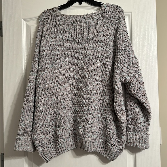 White Birch Sweater with Cuffed Sleeves-NWOT - Picture 5 of 7